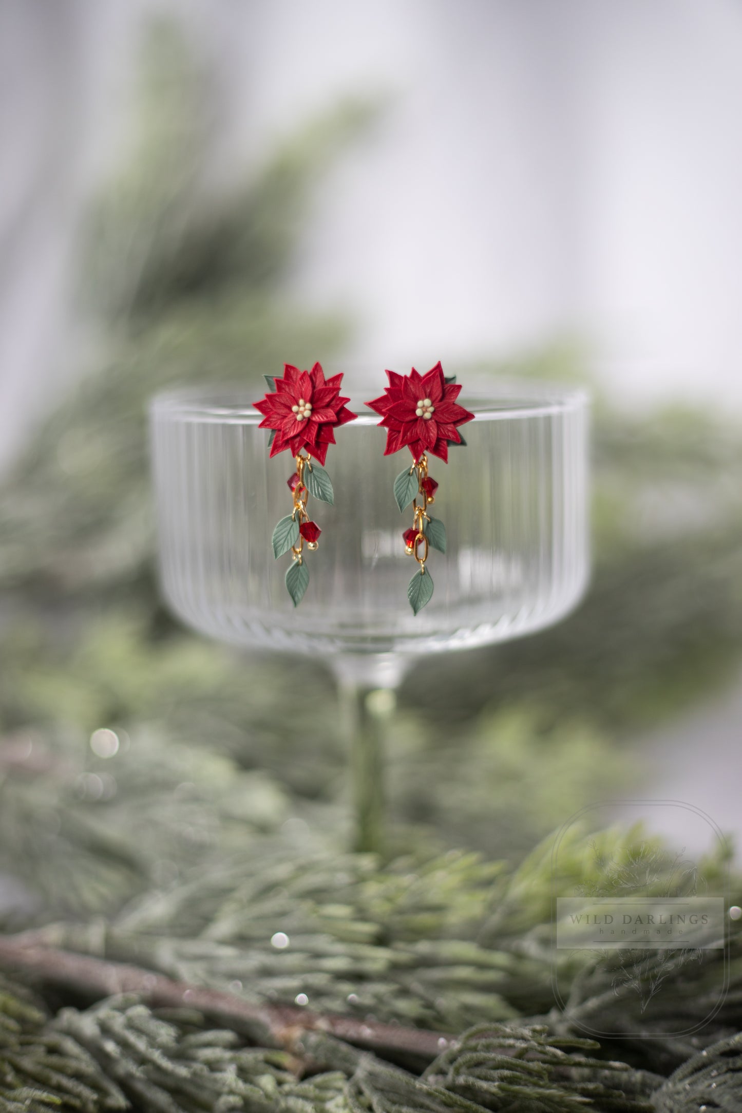Poinsettia Dangles