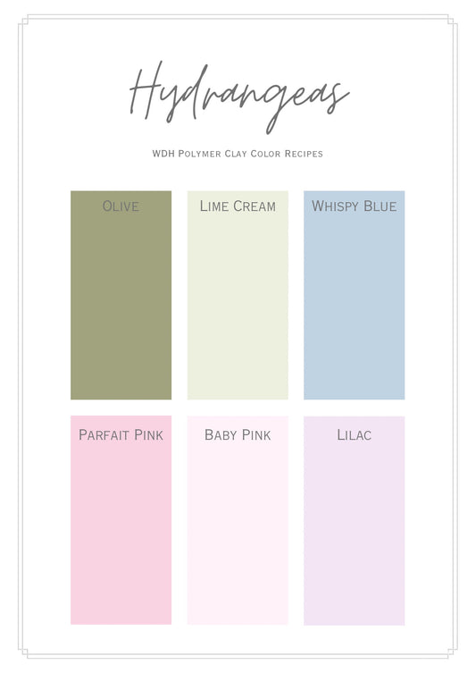 Hydrangeas Color Palette