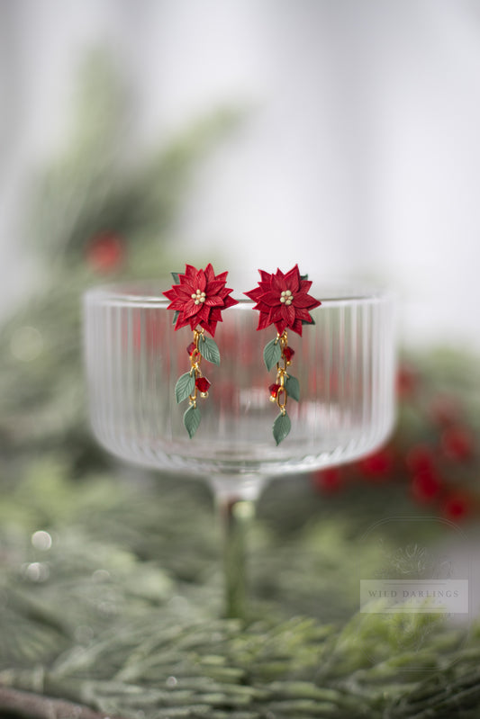 Poinsettia Dangles