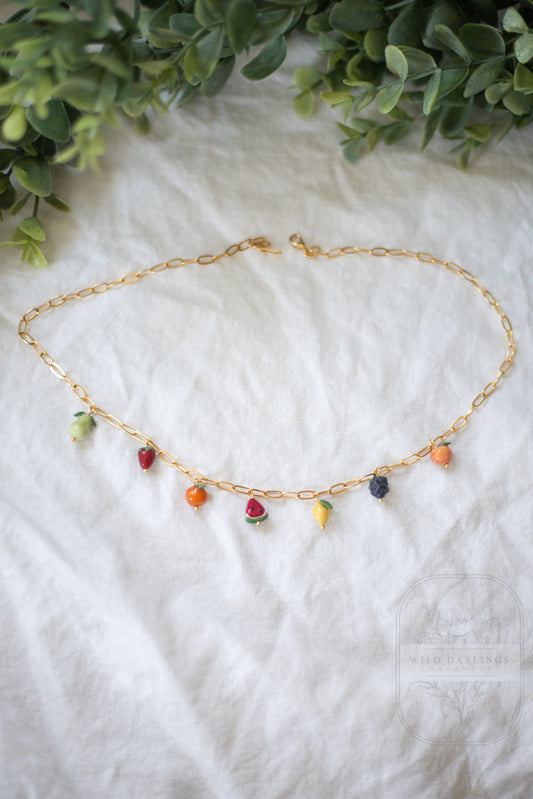 Fruity Charm Necklace - Preorder