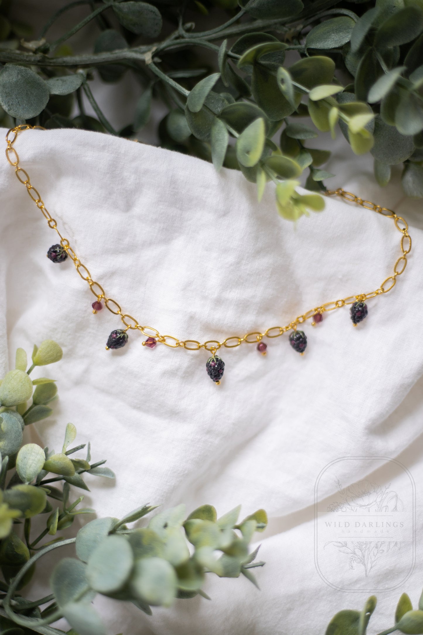 Blackberry Charm Necklace